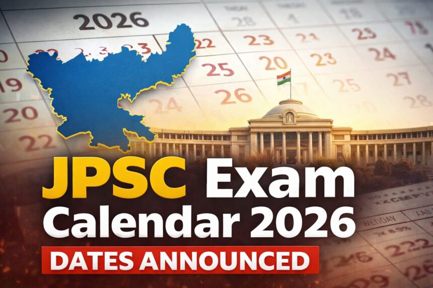 JPSC Exam Calendar 2026