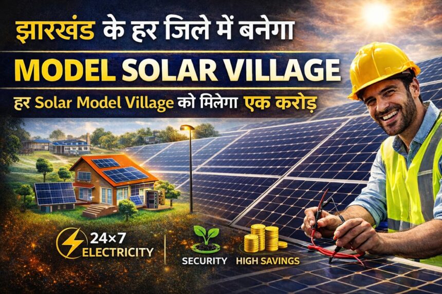 झारखंड के हर ज़िले में बनेगा Model Solar Village